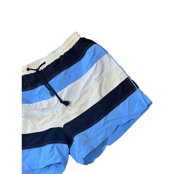 Nice Faconnable Swim Shorts Mens Navy striped Trunk Suit Beach Wear  Caribbean M - Picture 3 of 10
